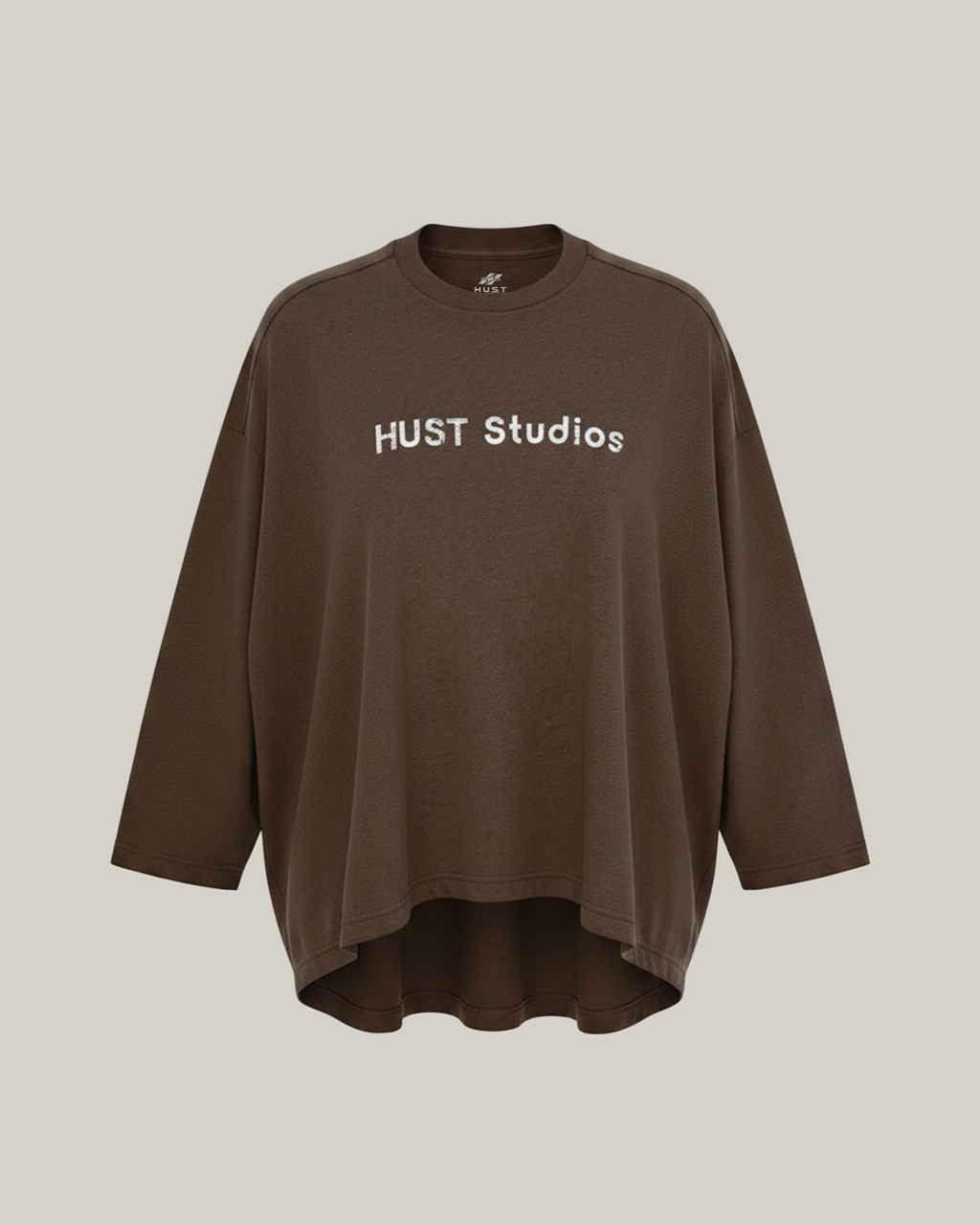 HUST Studios Long-Sleeve T-Shirt in Brown