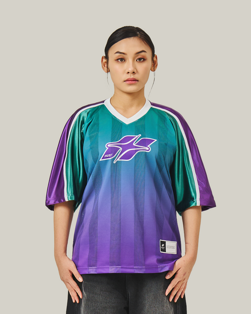 hust-retro-athletic-jersey | Green-Purple