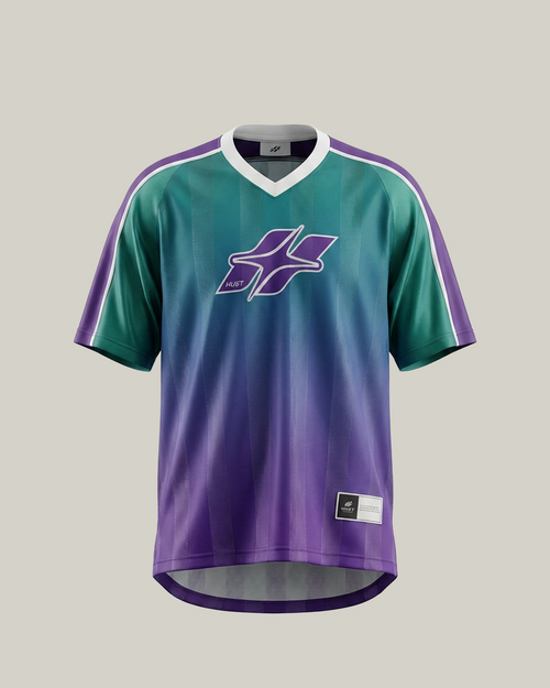 hust-retro-athletic-jersey | Green-Purple