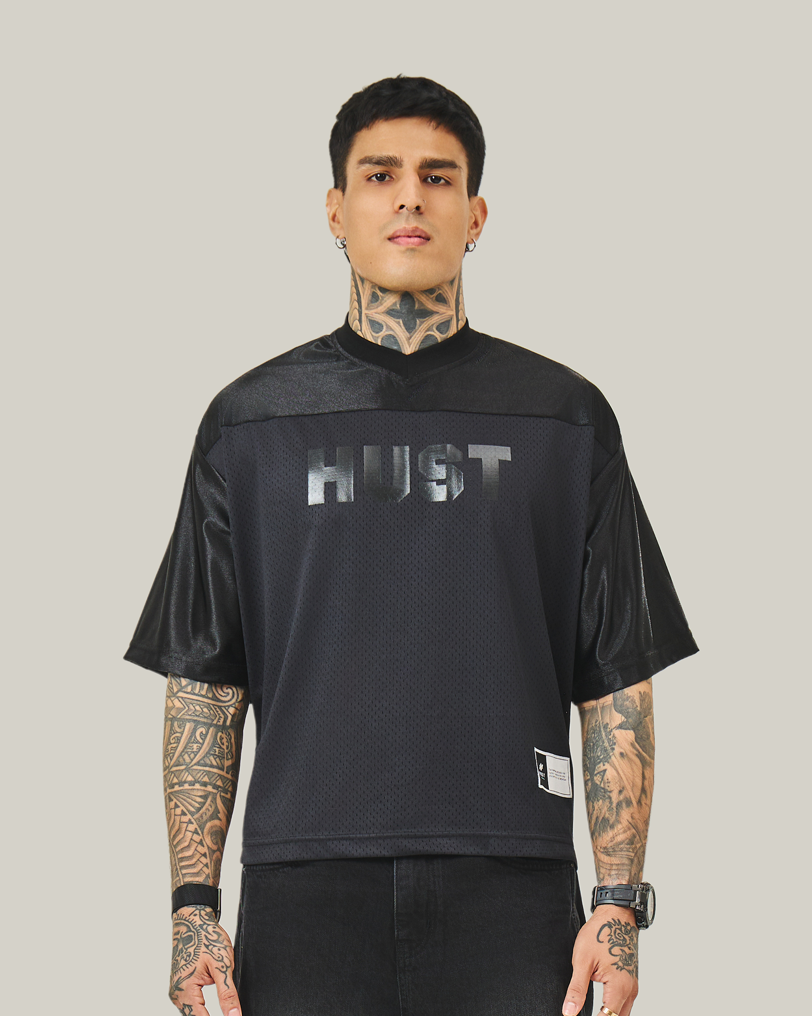 hust-technical-street-jersey | Black