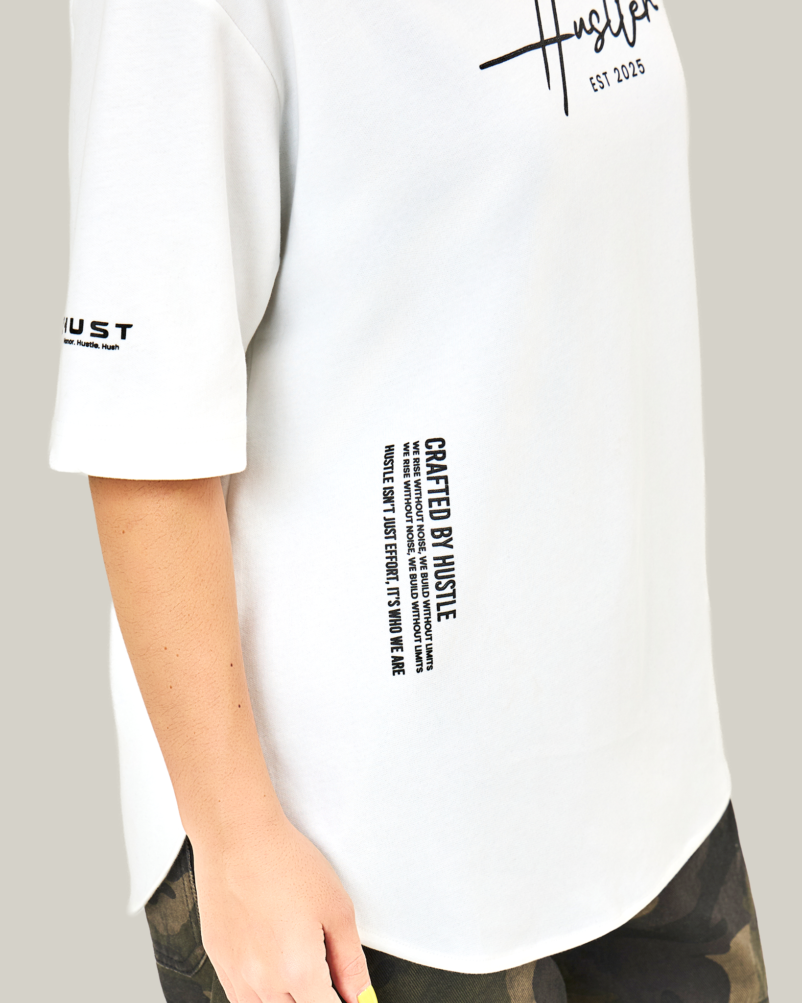 HUST Thermal-Regulating Crew T-Shirt in White