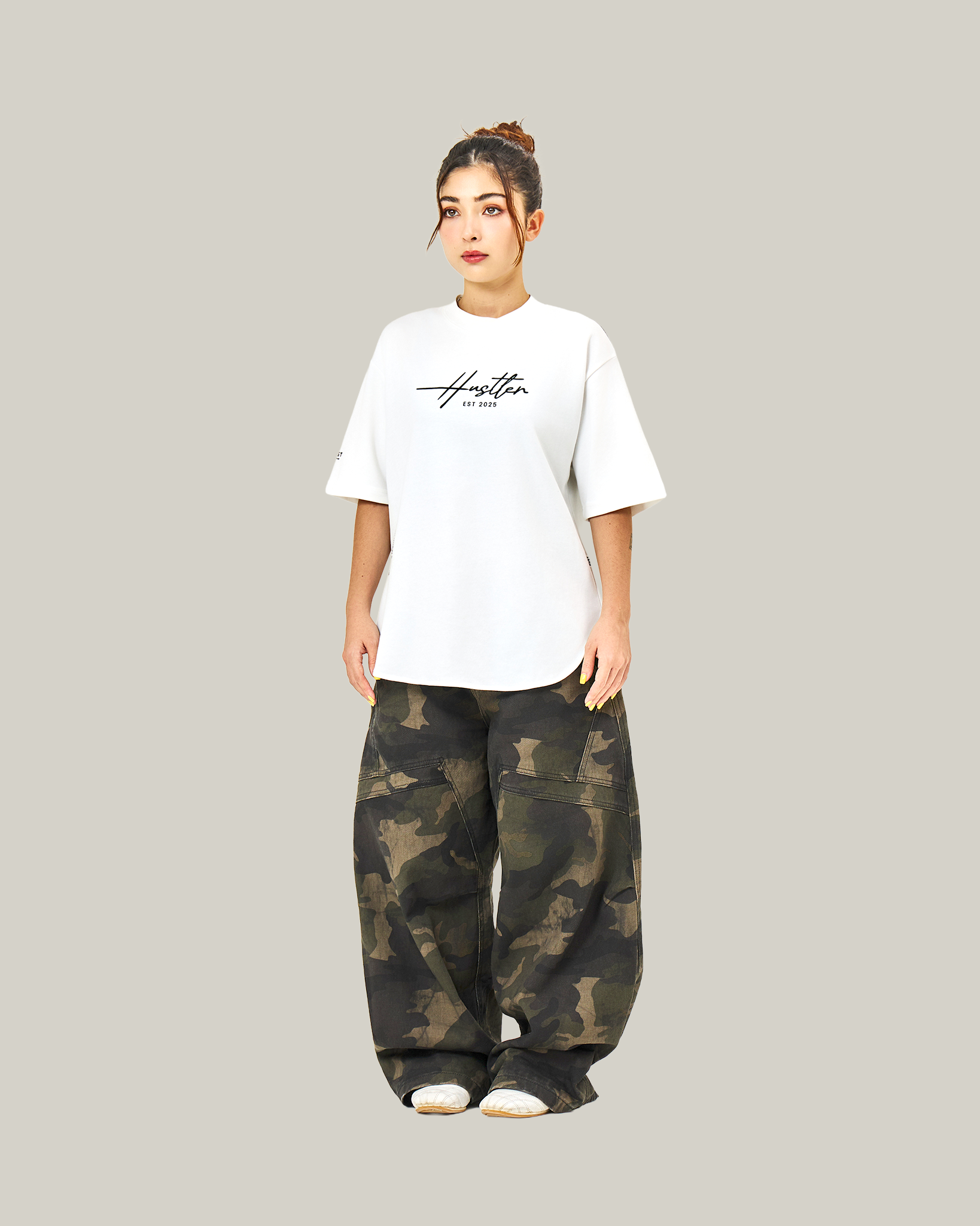HUST Thermal-Regulating Crew T-Shirt in White